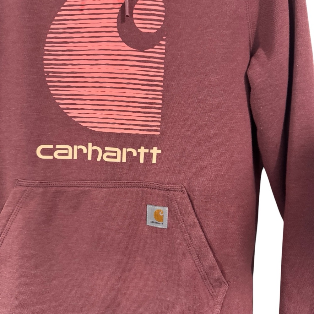 Carhartt Rain Defender Hoodie Women's Size X-Small Pullover Relaxed Fit - Picture 3 of 4
